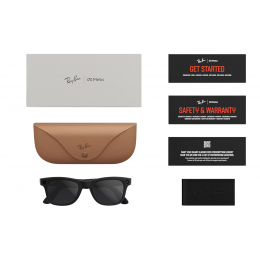 Умные очки Ray-Ban Meta* Wayfarer Gen 2 Shiny Cosmic Blue, Фотохромные линзы Clear to Sapphire Transitions (RW4012), размер L